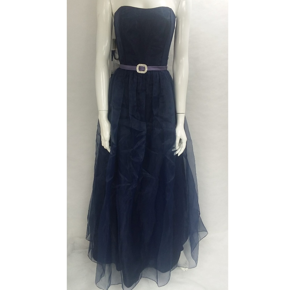 Navy Blue Prom Dress